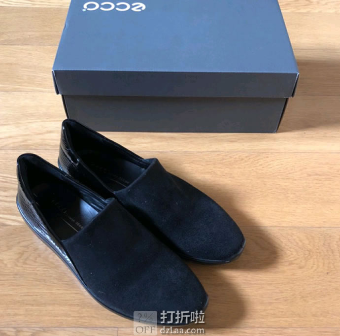 ECCO 爱步 Incise Urban 魅力雕刻系列 小坡跟女式浅口单鞋 休闲鞋 36码3.1折$42.82 海淘转运到手约￥377 中亚Prime会员可免运费直邮到手约￥341