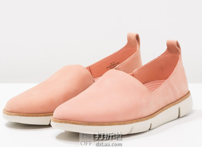 Clarks 其乐 Tri Verve 一脚套 三瓣底女式休闲鞋 乐福鞋 37码￥415 中亚Prime会员免运费直邮到手约￥423