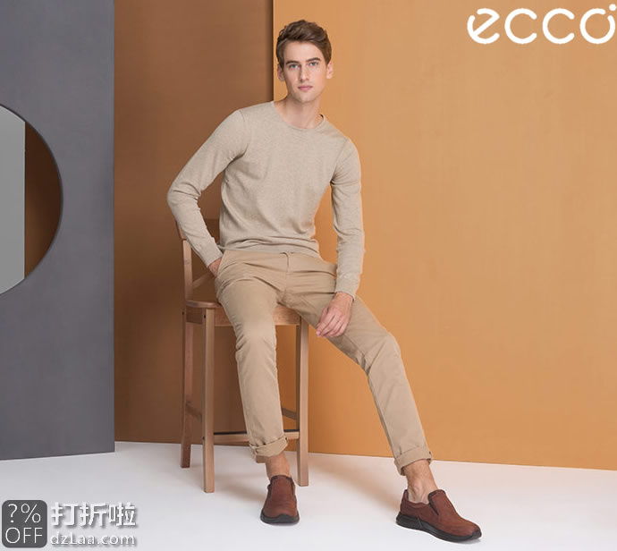 ECCO 爱步 Luca 卢卡系列 男式休闲鞋 40码￥502 中亚Prime会员免运费直邮到手约￥560