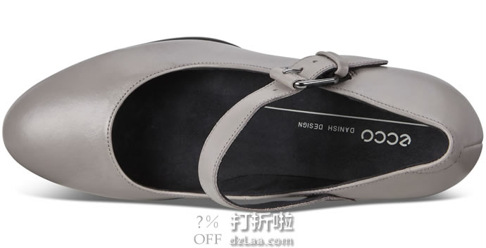 ECCO 爱步 Shape 55 型塑55 玛丽珍款 女式高跟鞋 单鞋 36码4.2折.95 海淘转运到手约￥464