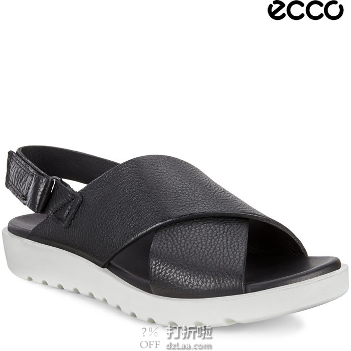 ECCO 爱步 Freja 蕾雅系列 女式舒适凉鞋 3.8折.95 海淘转运到手约￥403