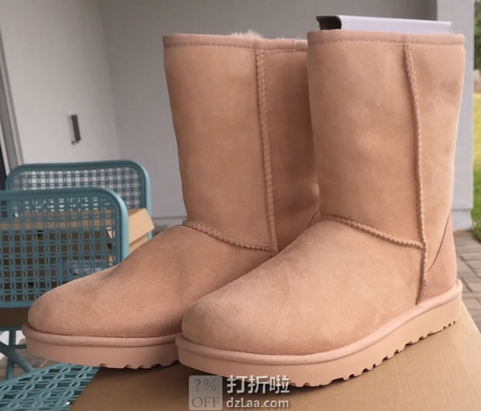 UGG Classic Short II 经典款女式雪地靴 7码4.8折.46 海淘转运到手约￥655 国内￥1048