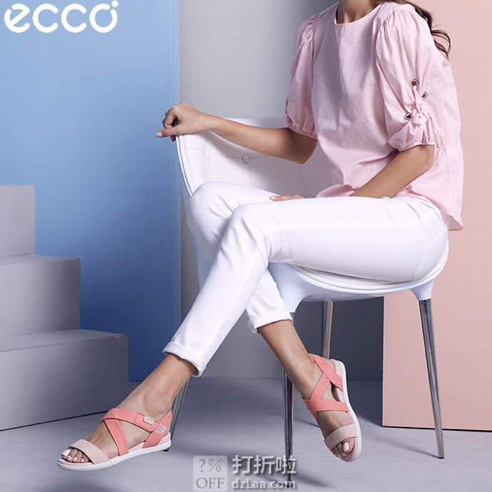 ECCO 爱步 Damara Crisscross 达玛拉系列 女式凉鞋 36码3.3折.91 海淘转运到手约￥333 国内￥1409