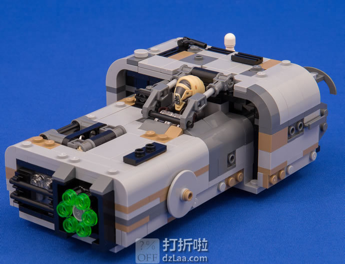 LEGO 乐高 Star Wars 星球大战系列 Moloch的地面飞艇 75210 排插类积木玩具 5.4折.53史低 海淘转运到手约￥196