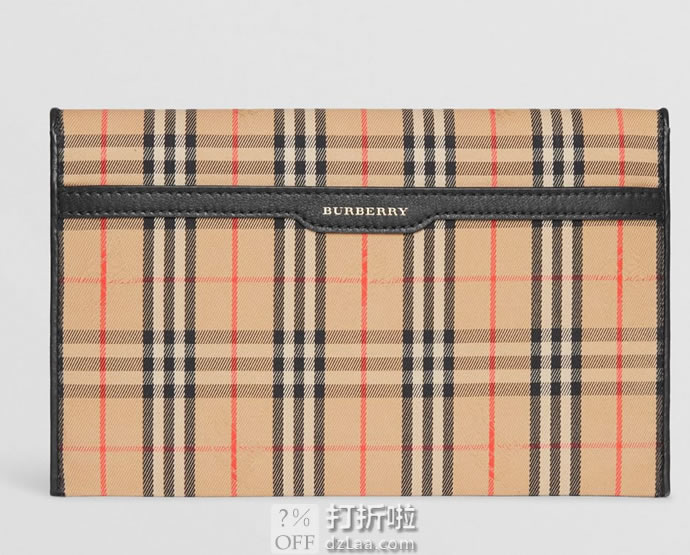 限PLUS会员 意大利产 BURBERRY 巴宝莉 1983系列 80053321 女式手拿包 京东优惠券折后￥2384