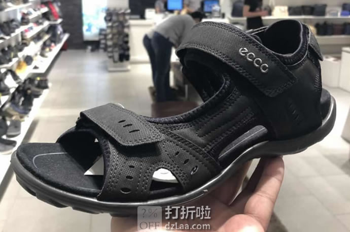 限尺码 ECCO 爱步 All Terrain Lite 全能轻巧系列 男式户外运动凉鞋 ￥373 中亚Prime会员免运费直邮到手约￥412