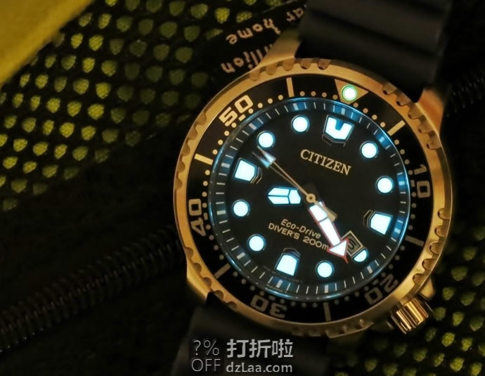 Citizen 西铁城 BN0151-09L 光动能 男式潜水表 4.4折9.99 海淘关税补贴到手约￥1072