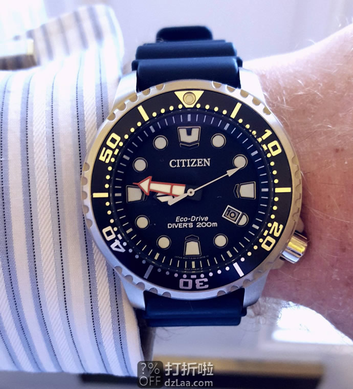 Citizen 西铁城 BN0151-09L 光动能 男式潜水表 4.4折9.99 海淘关税补贴到手约￥1072