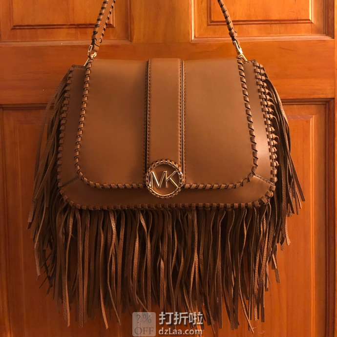 MICHAEL Michael Kors 迈克·科尔斯 Lillie系列 中号流苏斜挎包 4折7.99 海淘转运到手约￥1483