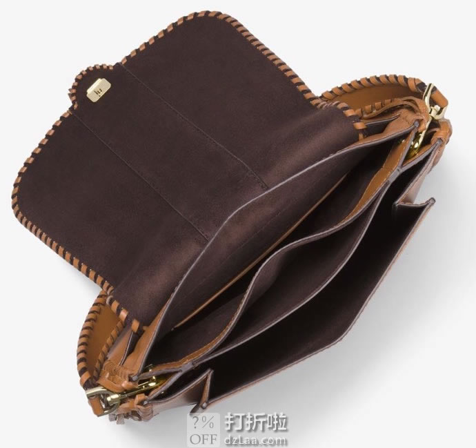 MICHAEL Michael Kors 迈克·科尔斯 Lillie系列 中号流苏斜挎包 4折7.99 海淘转运到手约￥1483