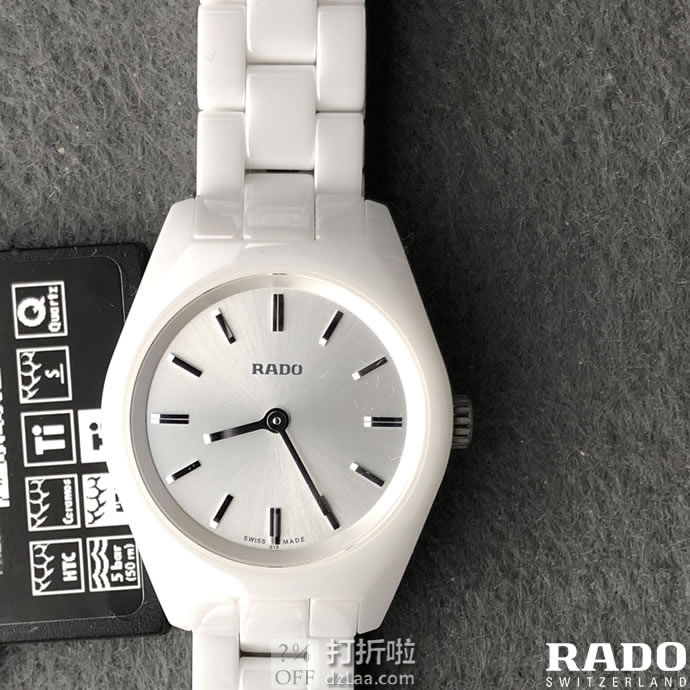 Rado 雷达表 Specchio系列 陶瓷女式手表 R31509102 优惠码折后9史低 海淘关税补贴到手约￥1480