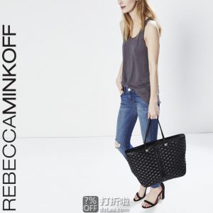 Rebecca Minkoff Everywhere 瑞贝卡明可弗 菱格纹 女式手提包 2.1折$69.26史低 海淘转运到手约￥556