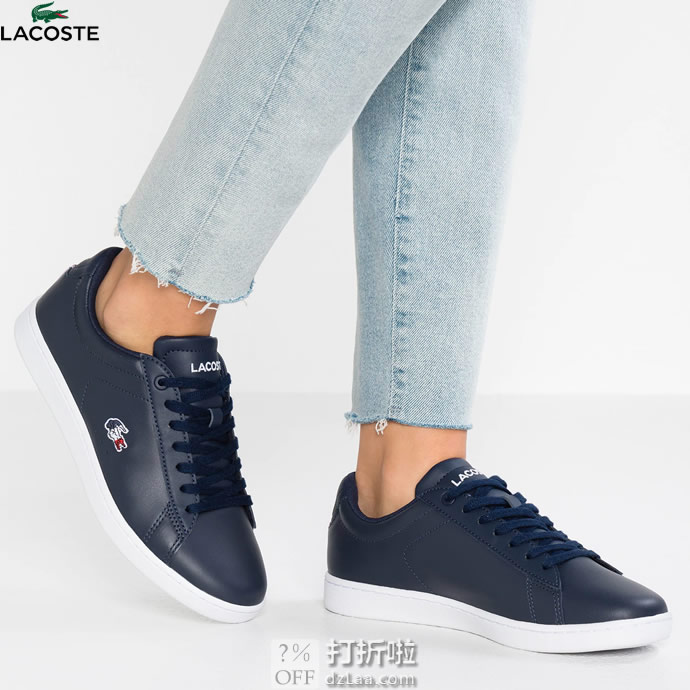 金盒特价 Lacoste 法国鳄鱼 Carnaby EVO 男式板鞋 5.4折.59 海淘转运到手约￥467