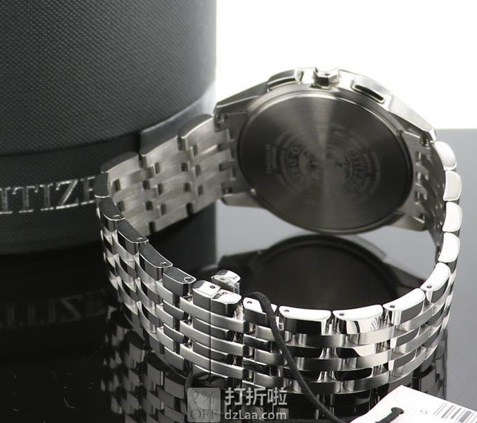 金盒特价 CITIZEN 西铁城 AT8110-53E 五局电波表 世界时万年历计时码表 光动能男式手表 3.7折9.99史低 海淘转运关税补贴到手约￥1753