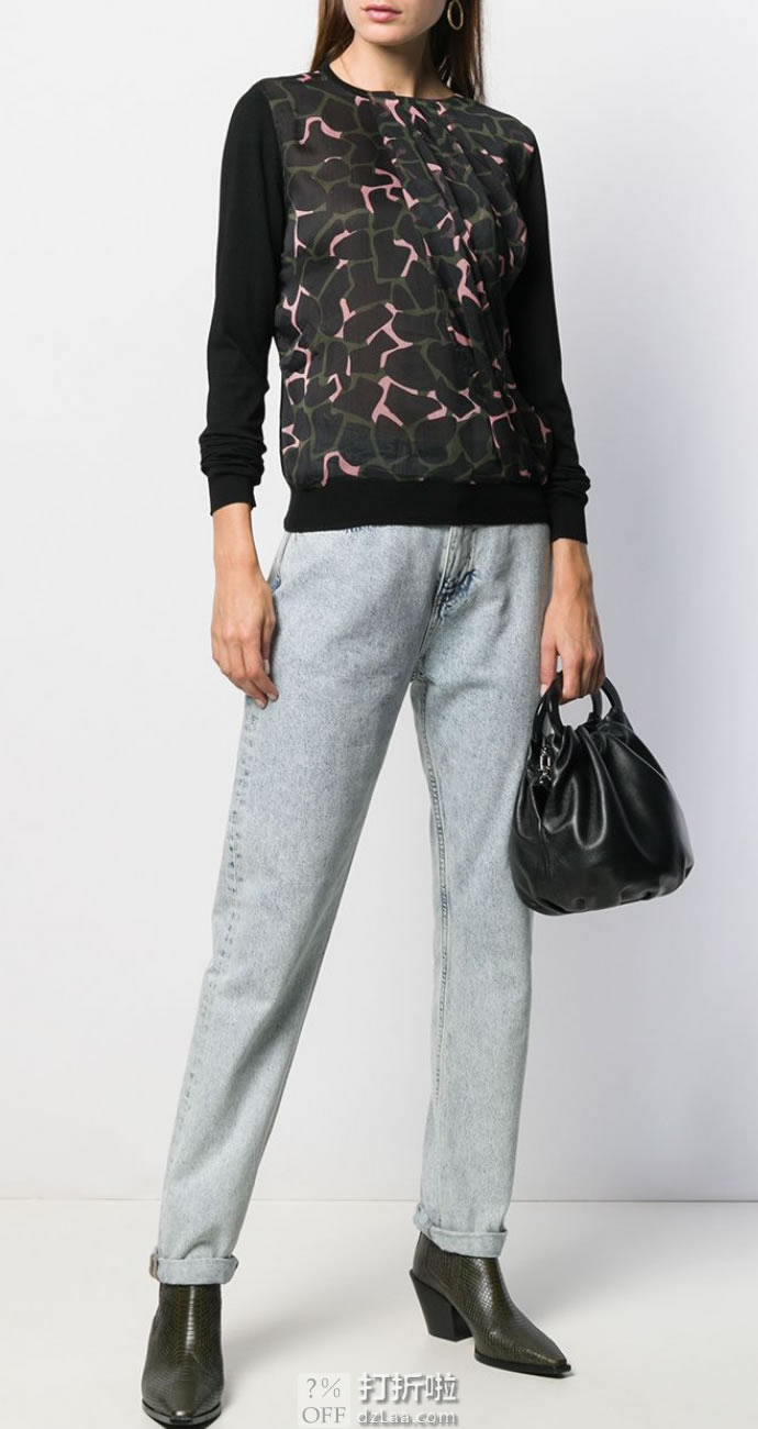 Emporio Armani 阿玛尼 女式印花上衣 1.9折.62起 海淘转运到手约￥533