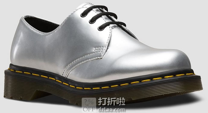 Dr. Martens 1461 Vegan 金属色 女式牛津鞋 6折.99 海淘转运到手约￥506