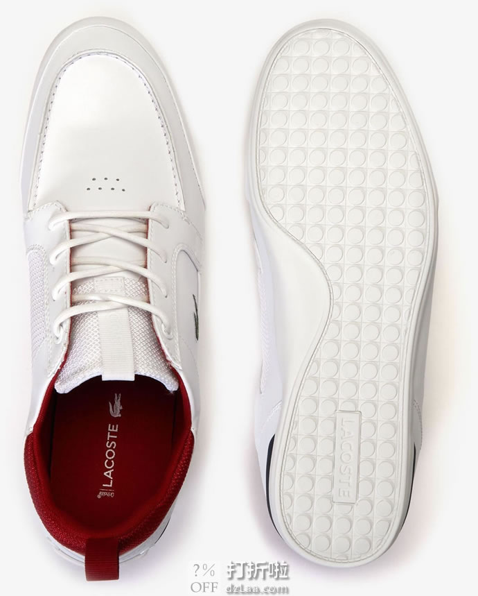 Lacoste 法国鳄鱼 Marina 男式板鞋 42.5码3.8折.93 海淘转运到手约￥369
