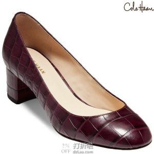 Cole Haan 可汗 Lesli 女式粗跟单鞋 高跟鞋 35.5码2.3折$33.76 海淘转运到手约￥329