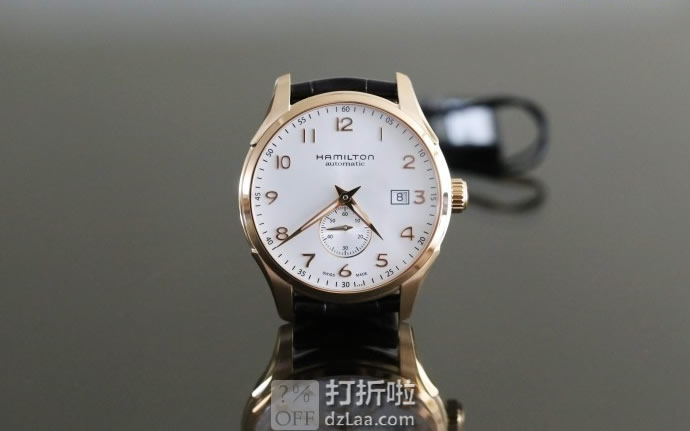 Hamilton 汉米尔顿 Jazzmaster 爵士大师系列 小秒针 男式机械表 H42575513 优惠码折后2.55 海淘转运关税补贴到手约￥3738 国内￥6652