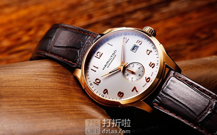 Hamilton 汉米尔顿 Jazzmaster 爵士大师系列 小秒针 男式机械表 H42575513 优惠码折后2.55 海淘转运关税补贴到手约￥3738 国内￥6652