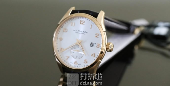 Hamilton 汉米尔顿 Jazzmaster 爵士大师系列 小秒针 男式机械表 H42575513 优惠码折后2.55 海淘转运关税补贴到手约￥3738 国内￥6652