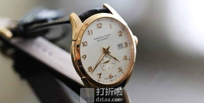 Hamilton 汉米尔顿 Jazzmaster 爵士大师系列 小秒针 男式机械表 H42575513 优惠码折后2.55 海淘转运关税补贴到手约￥3738 国内￥6652