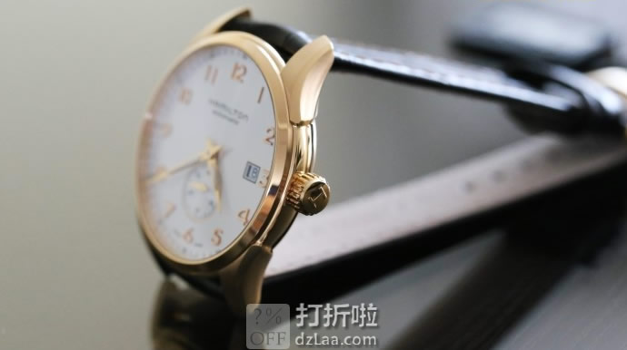 Hamilton 汉米尔顿 Jazzmaster 爵士大师系列 小秒针 男式机械表 H42575513 优惠码折后2.55 海淘转运关税补贴到手约￥3738 国内￥6652