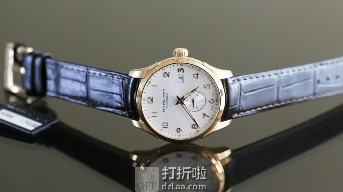 Hamilton 汉米尔顿 Jazzmaster 爵士大师系列 小秒针 男式机械表 H42575513 优惠码折后2.55 海淘转运关税补贴到手约￥3738 国内￥6652