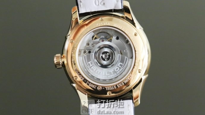 Hamilton 汉米尔顿 Jazzmaster 爵士大师系列 小秒针 男式机械表 H42575513 优惠码折后2.55 海淘转运关税补贴到手约￥3738 国内￥6652