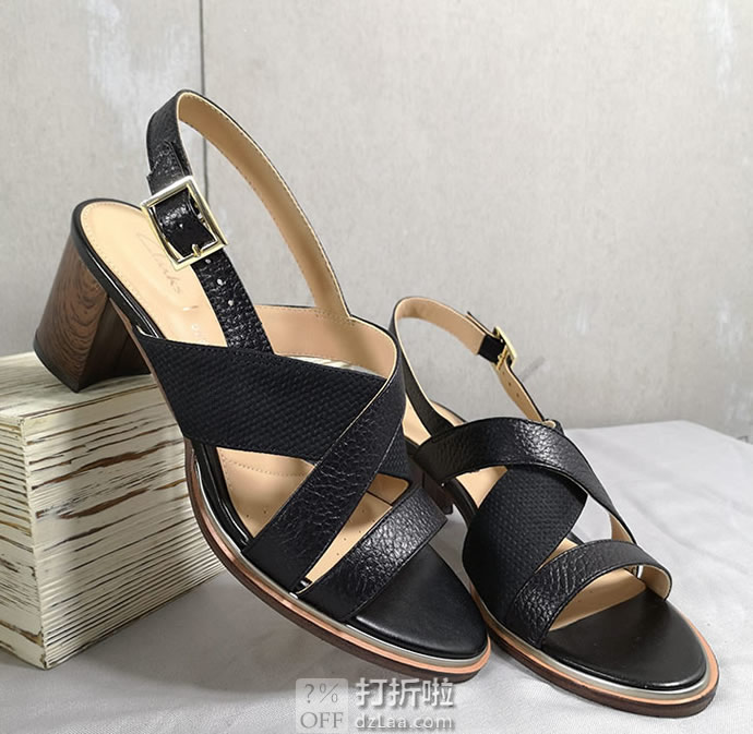 Clarks 其乐 Ellis Tilda 女式凉鞋 4.7折.3 海淘转运到手约￥394