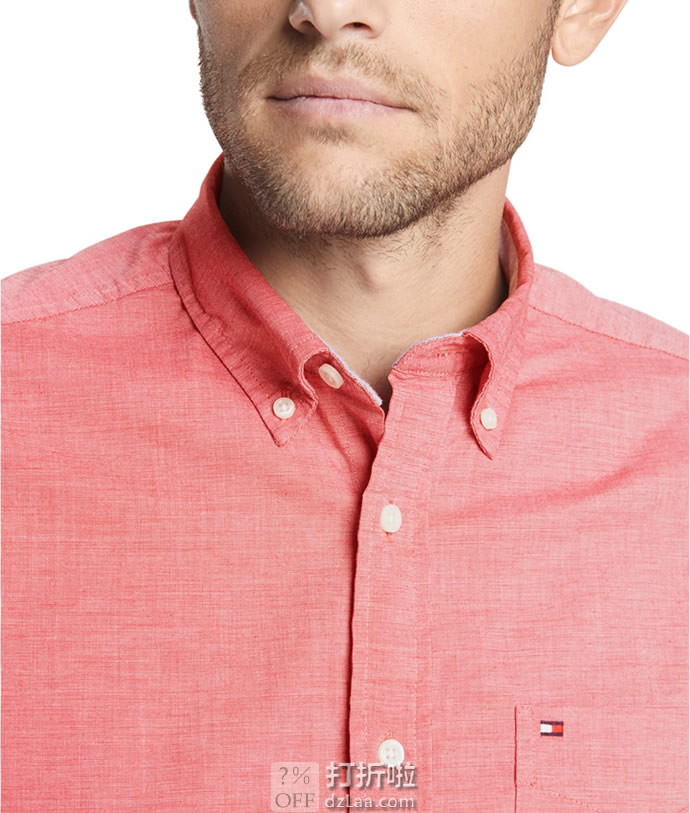 Tommy Hilfiger 汤米希尔费格 男式长袖衬衫 M码3.9折.29 海淘转运到手约￥208