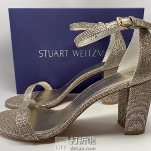 Stuart Weitzman 斯图尔特·韦茨曼 NEARLYNUDE 女式高跟凉鞋 36.5码3.2折$127.3 海淘转运到手￥982