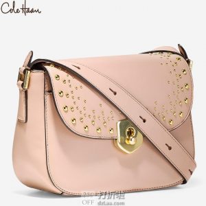 Cole Haan 可汗Marli Studding 女式马鞍包 挎包 2.5折$74.54 海淘转运到手约￥574