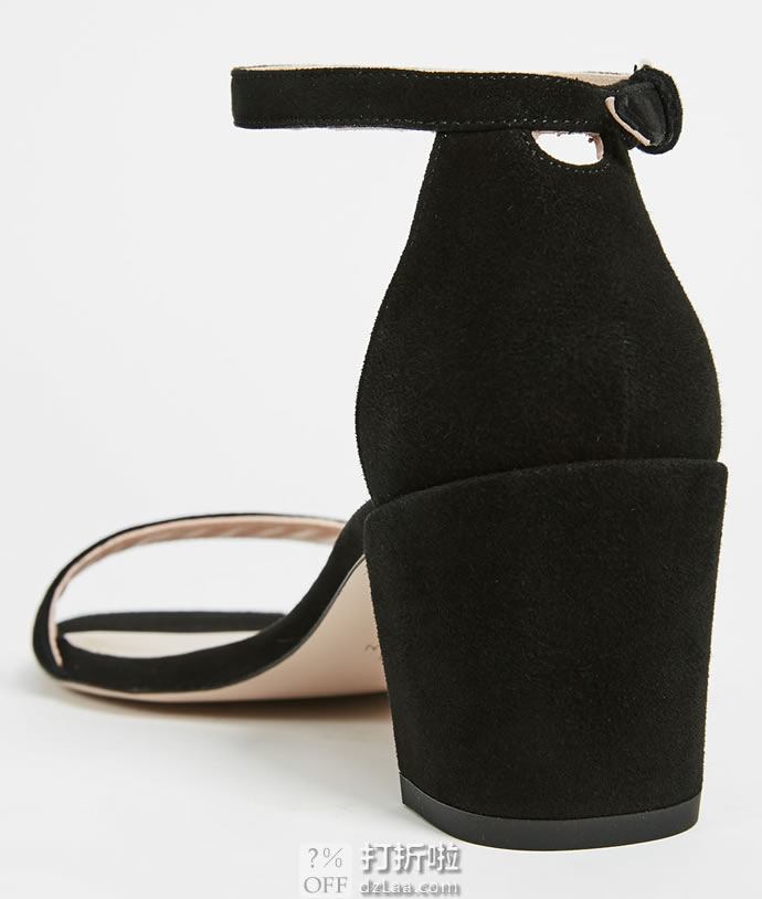 限尺码 Stuart Weitzman 斯图尔特·韦茨曼 Simple 一字扣 女式粗跟凉鞋 4.1折5.33 海淘转运到手￥1217 天猫￥3650