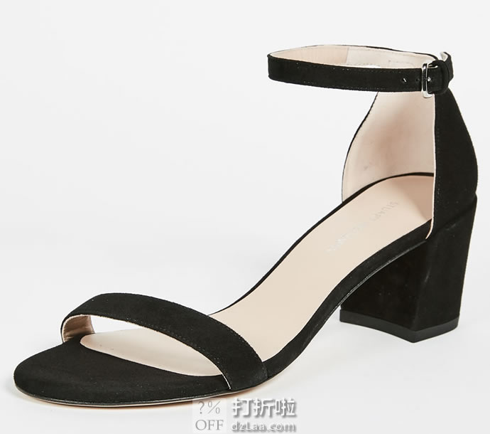 限尺码 Stuart Weitzman 斯图尔特·韦茨曼 Simple 一字扣 女式粗跟凉鞋 4.1折5.33 海淘转运到手￥1217 天猫￥3650