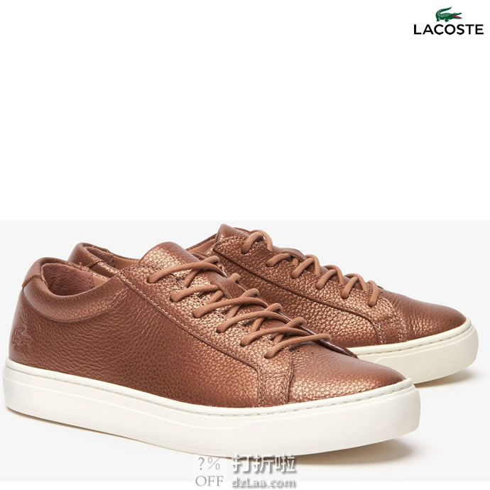 Lacoste 法国鳄鱼 L.12.12系列 女式休闲板鞋 38码2.7折.95 海淘转运到手约￥359