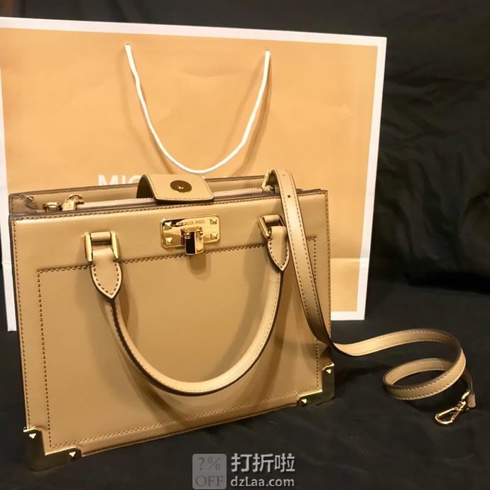 Michael KORS 迈克·科尔斯 KINSLEY ACCORDION 中号女式手提包 2折 海淘转运到手约￥762