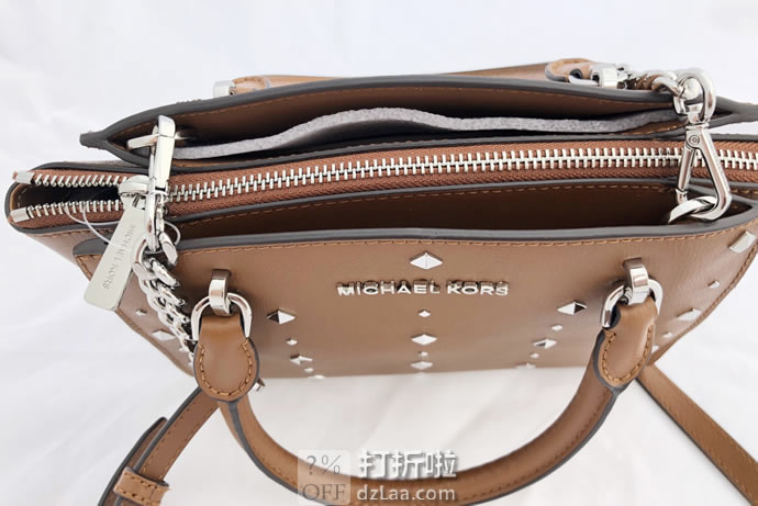 Michael Kors 迈克·科尔斯 ELLIS系列 铆钉装饰 小号女式手提包 3.7折1.26 海淘转运到手约￥895