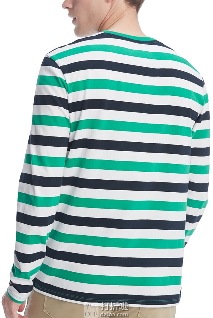 Tommy Hilfiger 汤米希尔费格 圆领男式长袖T恤 3.6折.22 海淘转运到手约￥125