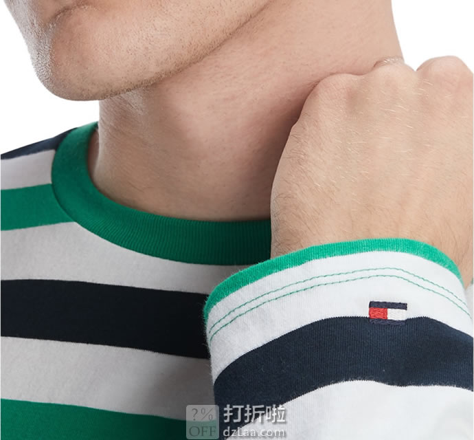 Tommy Hilfiger 汤米希尔费格 圆领男式长袖T恤 3.6折.22 海淘转运到手约￥125