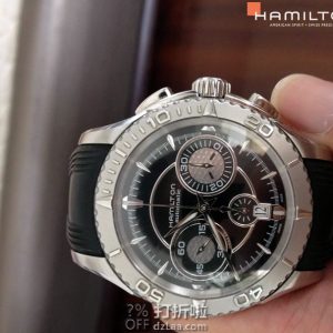 HAMILTON 汉密尔顿 Seaview 海洋系列 H37616331 男式自动机械手表 优惠码折$699 海淘转运关税补贴到手约￥5063