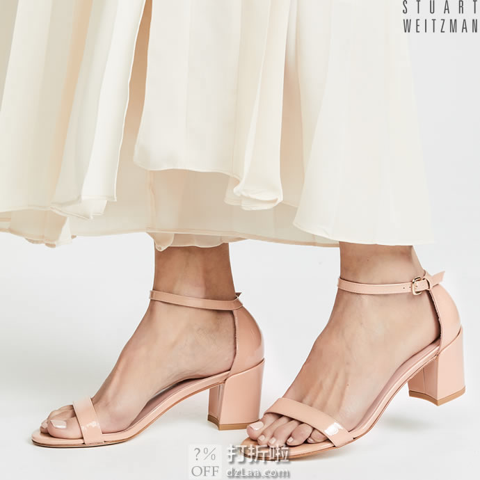 限尺码 Stuart Weitzman 斯图尔特·韦茨曼 Simple 一字扣 女式粗跟凉鞋 4.1折5.33 海淘转运到手￥1217 天猫￥3650