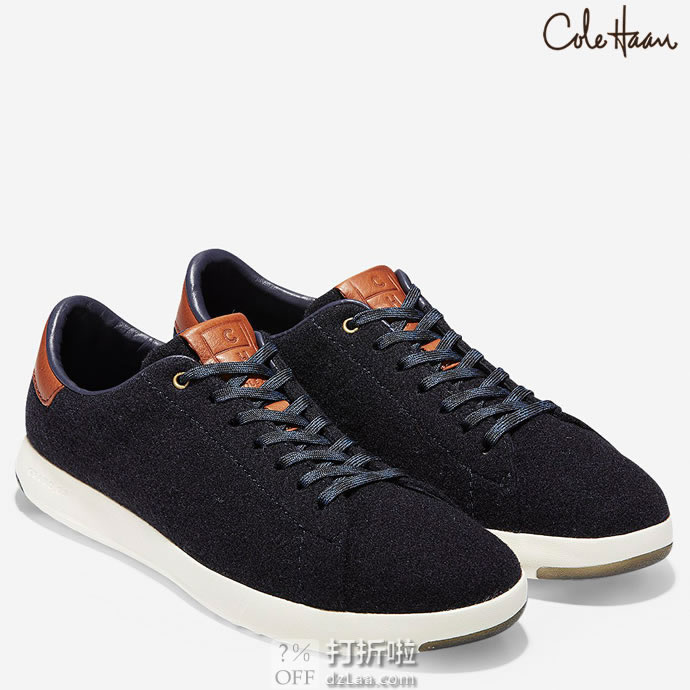 Cole Haan 可汗 Grandpro 羊毛鞋面 男式板鞋 41码3.2折.38 海淘转运到手约￥379