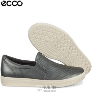 ECCO 爱步 柔酷系列 一脚套女式休闲鞋 35码4.7折$46.52 海淘转运到手约￥395