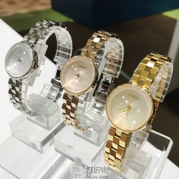 CITIZEN 西铁城 Ambiluna胧月系列 EW5505 女式光动能手表 镇店之宝￥1194.25